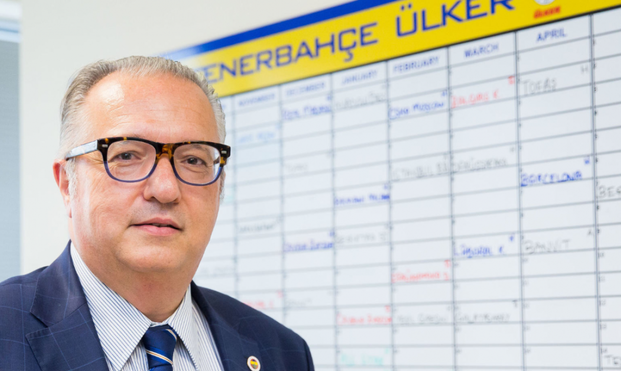 „Fenerbahce“ vadovas M. Gherardini skaitys pranešimą LKL konferencijoje