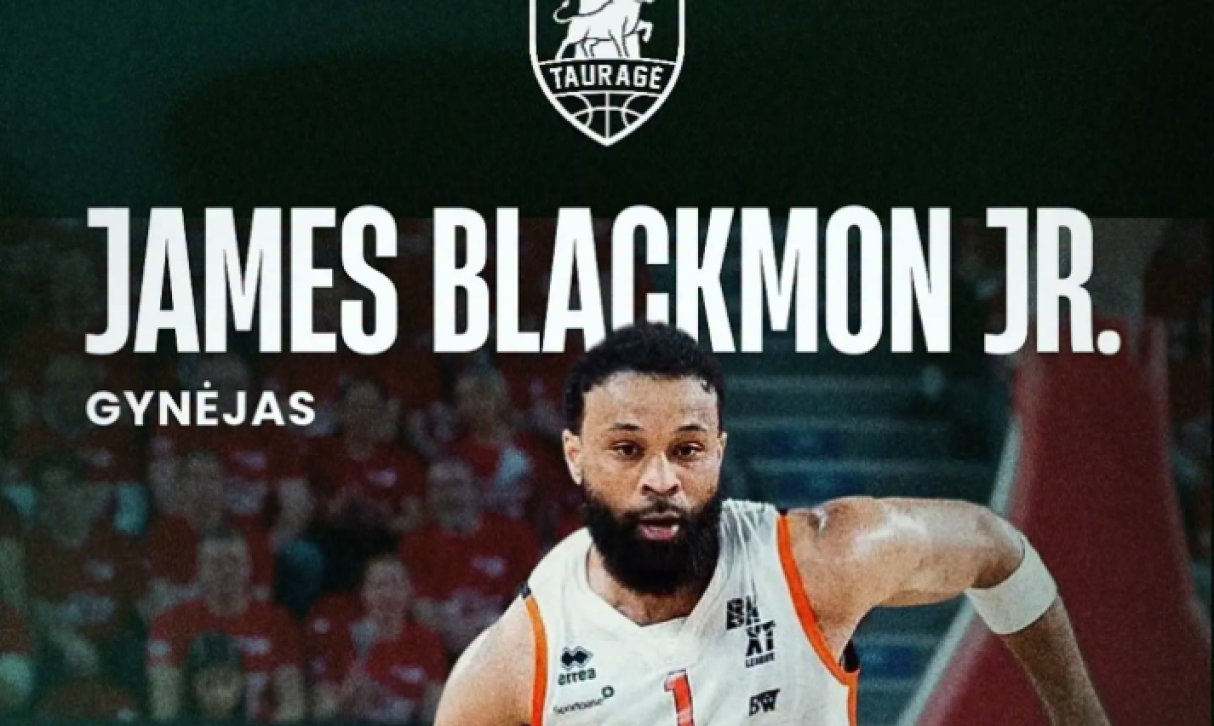 „Tauragės“ gynėjų grandį stiprina J. Blackmonas