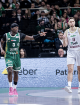 Be A. Trinchieri likęs „Žalgiris“ sunkiai palaužė panevėžiečius