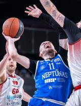 Išgyvenimo kovą prieš uteniškius laimėjęs „Neptūnas“ išplėšė ketvirtą pusfinalio mačą