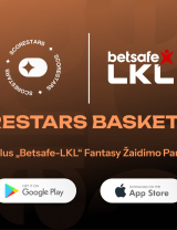 „Betsafe-LKL“ ir „Scorestars“ pristato fantasy žaidimo mobiliąją programėlę