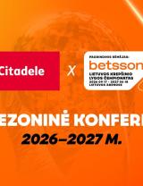 Pristatytas naujasis LKL, kurią remia „Betsson“, sezonas: debiutuojantis klubas, naujovės taisyklėse ir teisėjų korpuse