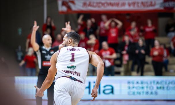 Jamel Morris tỏa sáng, mang về chiến thắng quý giá cho Panevėžys trong trận derby Aukštaitijos