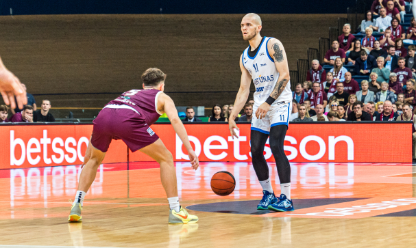 Nuostabus A. Velička vedė klaipėdiečius į pergalę Panevėžyje