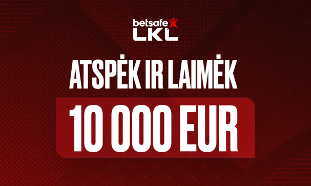 „Betsafe-LKL“ spėlionė – laimėk 10 tūkst. eurų