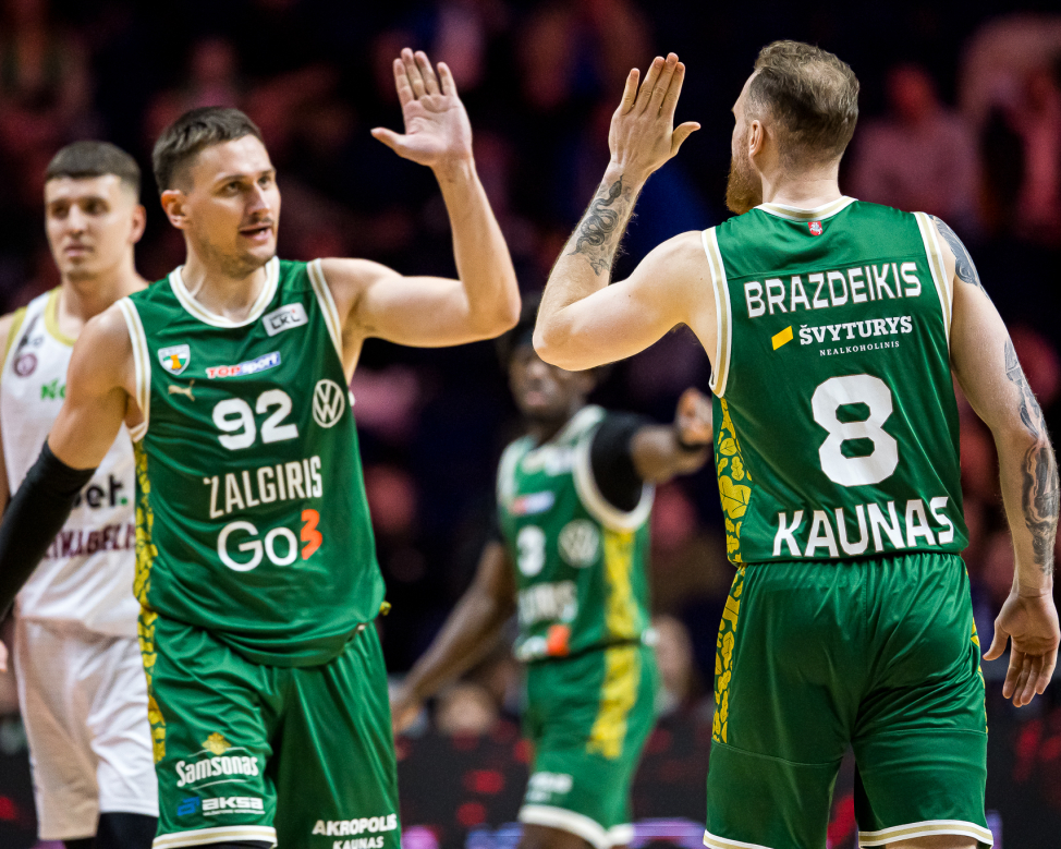 Be staigmenų: panevėžiečių puolimą paralyžiavęs „Žalgiris“ gins Citadele KMT titulą finale