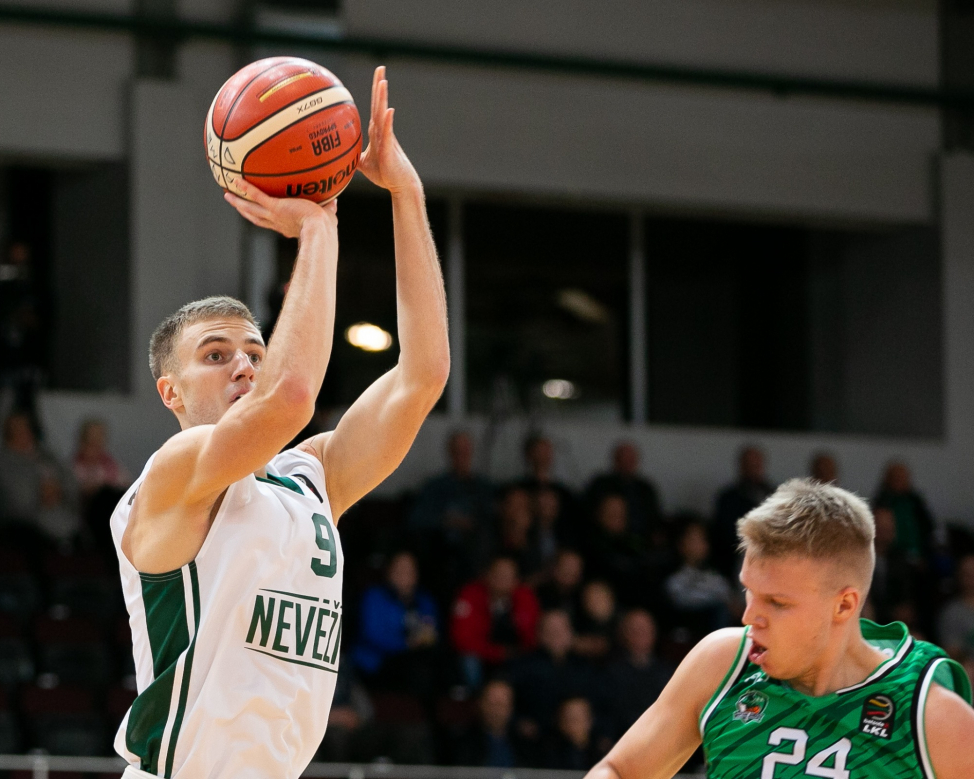 Beliauskas' career game helped Nevezis to record the first win of the season