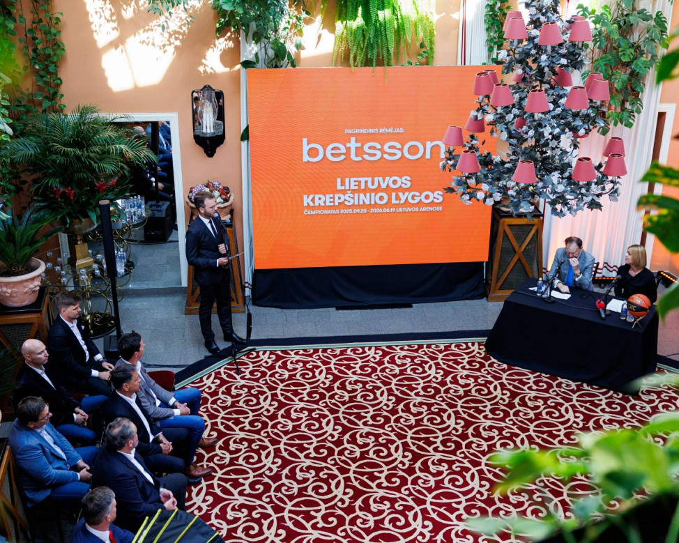 Pristatytas naujasis LKL, kurią remia Betsson, sezonas