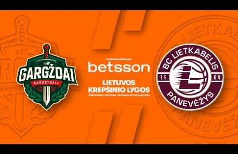LKL, kurią remia Betsson, rungtynių apžvalga: „Gargždai“ - „Lietkabelis“ [2025-11-08]