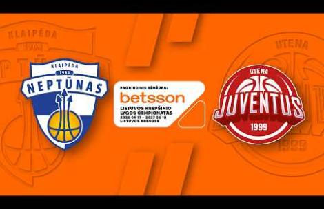 LKL, kurią remia Betsson, rungtynių apžvalga: „Neptūnas“ - „Juventus“ [2026-09-23]