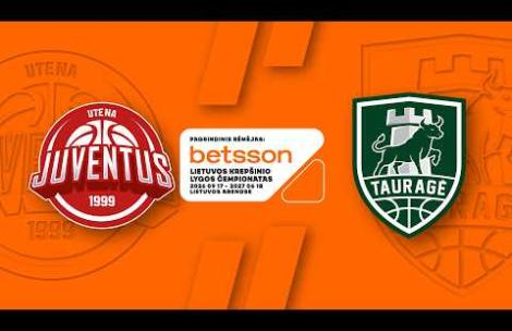 LKL, kurią remia Betsson, rungtynių apžvalga: „Juventus“ - „Tauragė“ [2026-10-04]