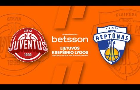 LKL, kurią remia Betsson, rungtynių apžvalga: „Juventus“ - „Neptūnas“ [2025-11-15]