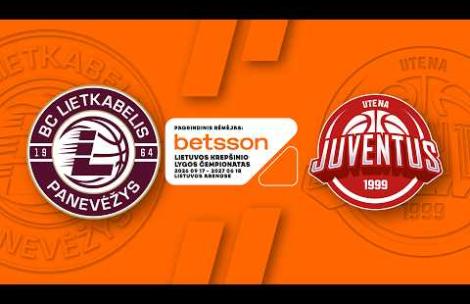 LKL, kurią remia Betsson, rungtynių apžvalga: „Lietkabelis“ - „Juventus“ [2026-09-19]