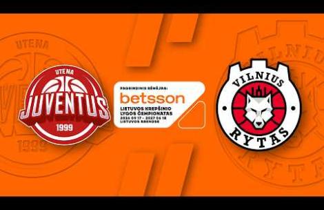 LKL, kurią remia Betsson, rungtynių apžvalga: „Juventus“ - „Rytas“ [2026-10-25]