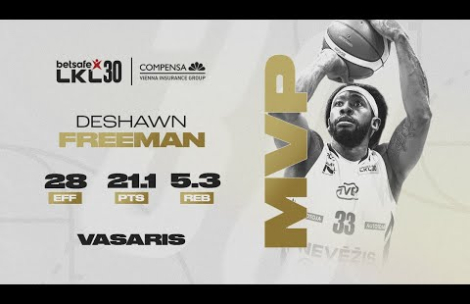 Vasario mėnesio MVP – D. Freemanas