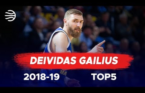 Deividas Gailius. TOP5 momentai iš 2018-2019 m. sezono
