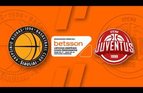 LKL, kurią remia Betsson, rungtynių apžvalga: „Šiauliai“ - „Juventus“ [2026-10-11]