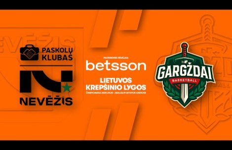 LKL, kurią remia Betsson, rungtynių apžvalga: „Nevėžis-Paskolų klubas“ - „Gargždai“ [2025-11-03]