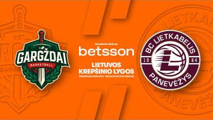 LKL, kurią remia Betsson, rungtynių apžvalga: „Gargždai“ - „Lietkabelis“ [2026-04-12]